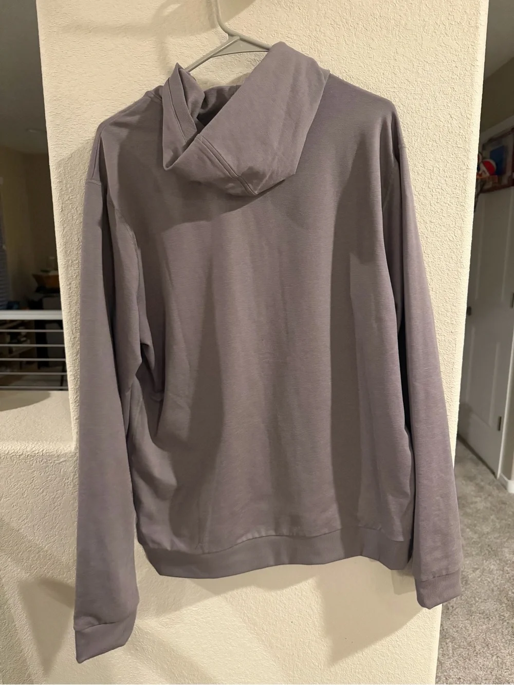 Men's Lightweight Hooded Zip Jacket in Gray